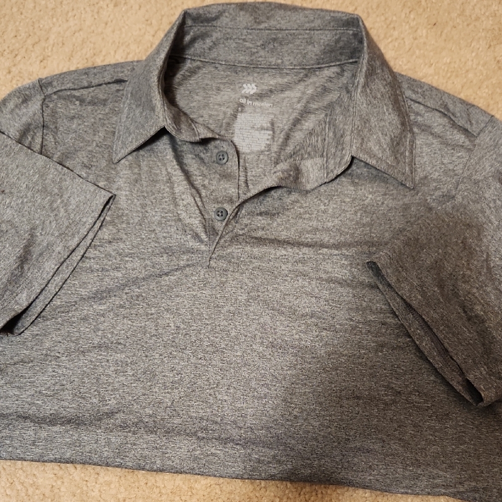 Women's Gray Tennis Polo Shirt . Excellent Condition Only Worn 2x.
